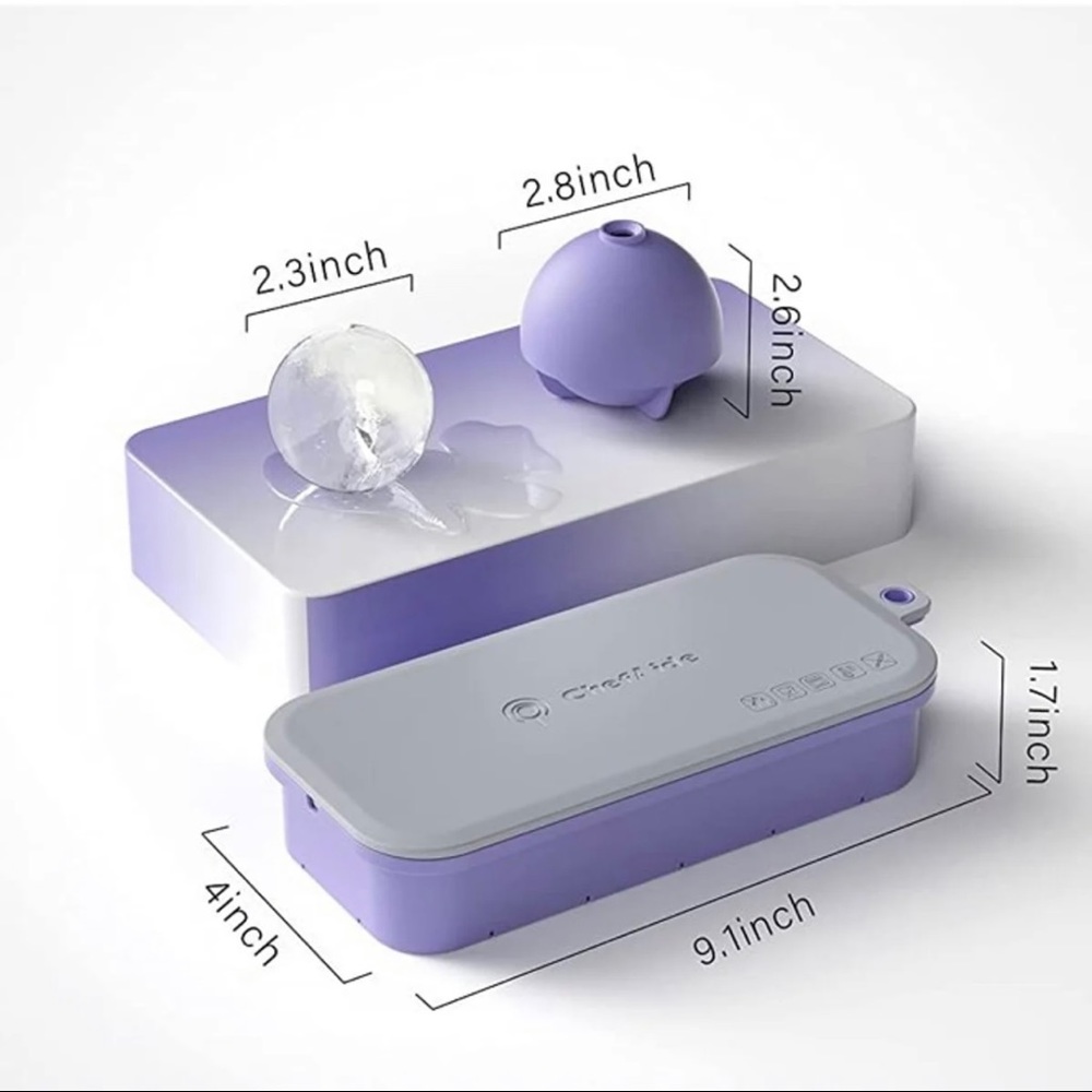 Silicone Ice Cube Tray Set